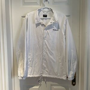 White Hurley jacket